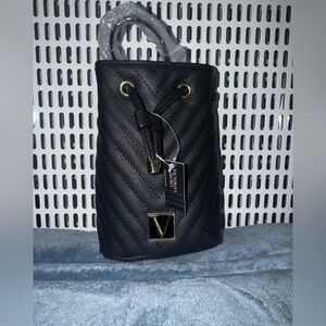 Victoria's Secret Black Textured Mini Bag